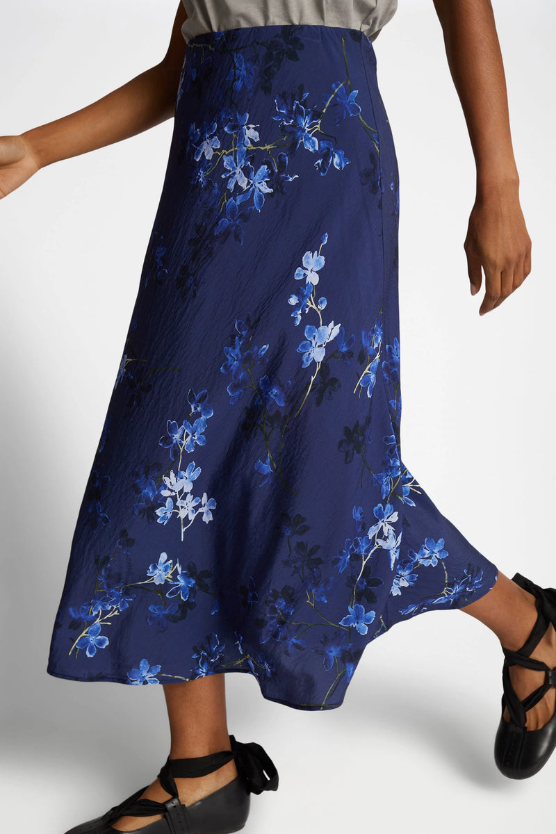 Carson skirt flower - Navy