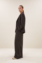 Mikkel blazer dark brown