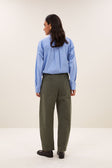 Lise cloud blouse - cloud blue stripe