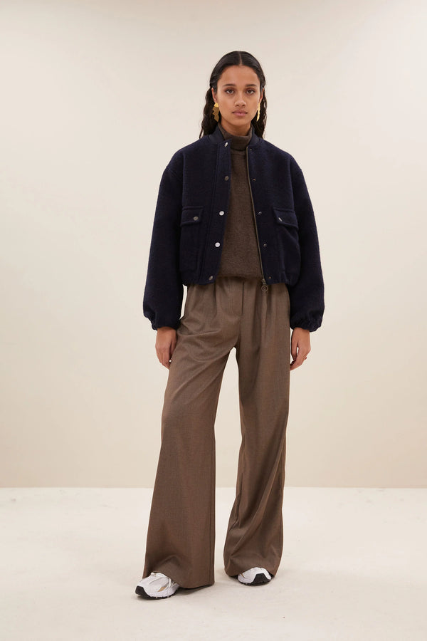 Maggie wool jacket - Dark navy