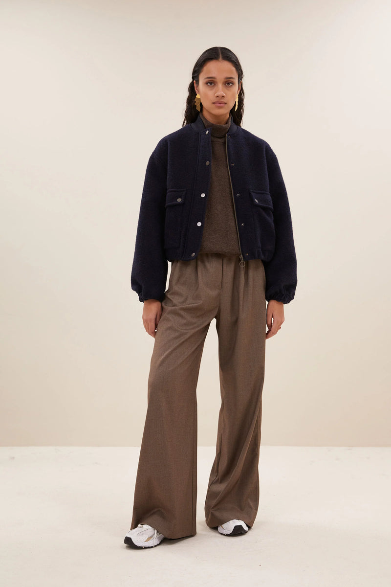 Maggie wool jacket - Dark navy