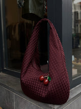 Haze Braided Neoprene - Midnight Plum