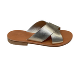 Nappa Laminato Platino Sandalen