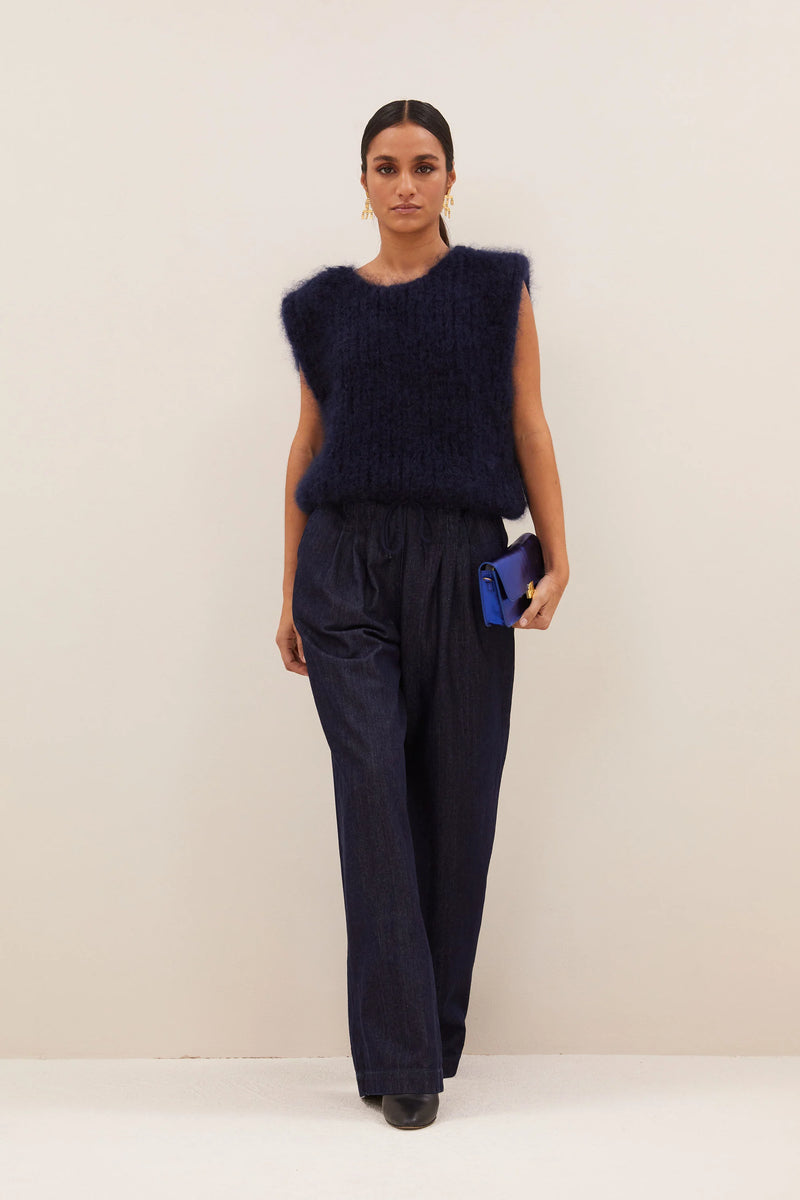 Jaxx Stockholm blue pants - Dark denim