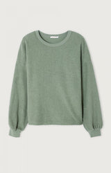 Bobypark sweater argile American Vintage argile sweater detail