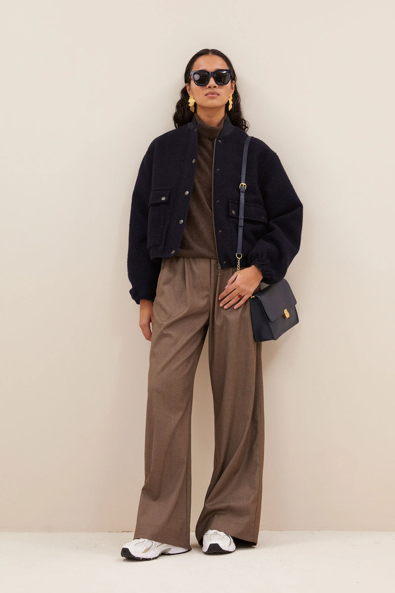 Maggie wool jacket - Dark navy