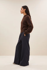 Sonny sparkle pullover - Dark brown