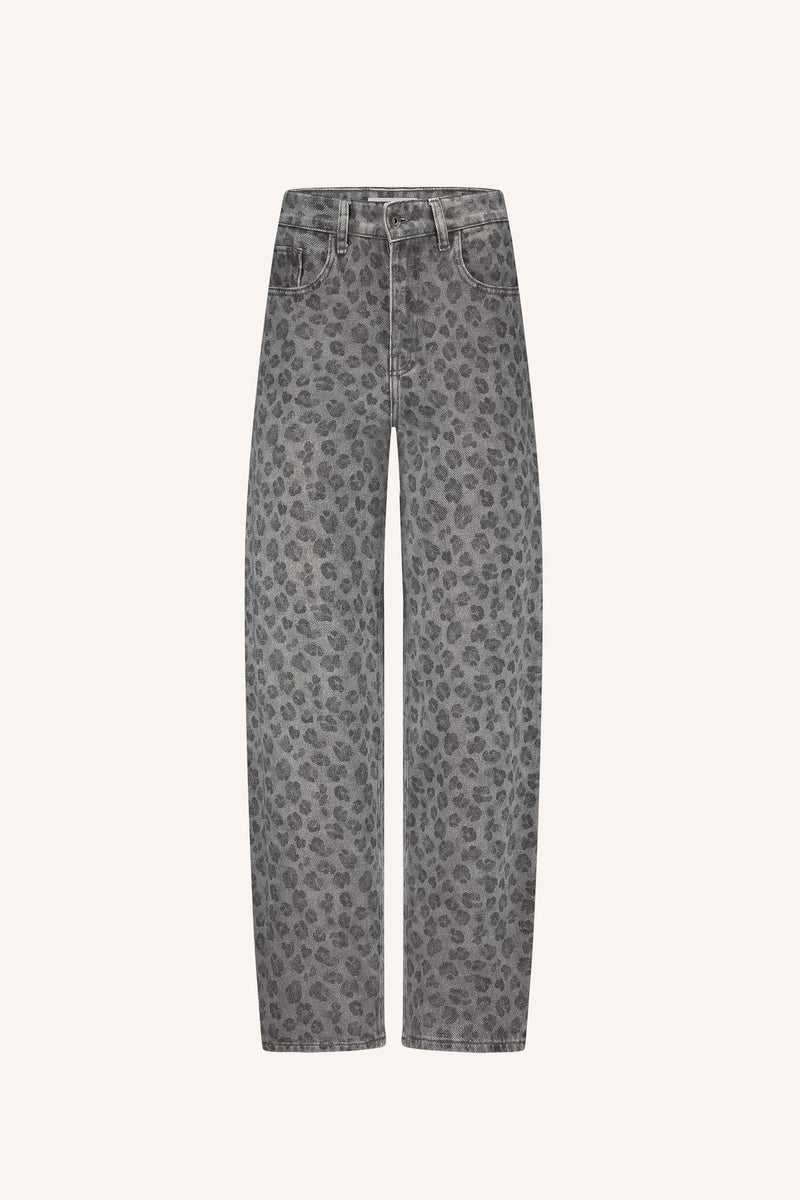 Lew grey cheetah pants - grey cheetah