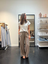Meggy pants Safari tan stripe