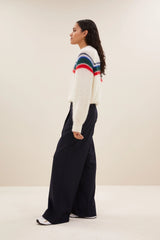 Liam stripe pullover Off white