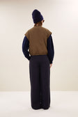 Gio sleeveless jacket hazel