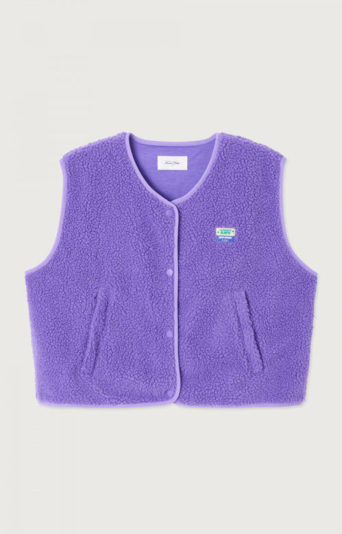 Hoktown vest purple American Vintage paarse vest model