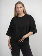 Boxy t-shirt Tiara - black