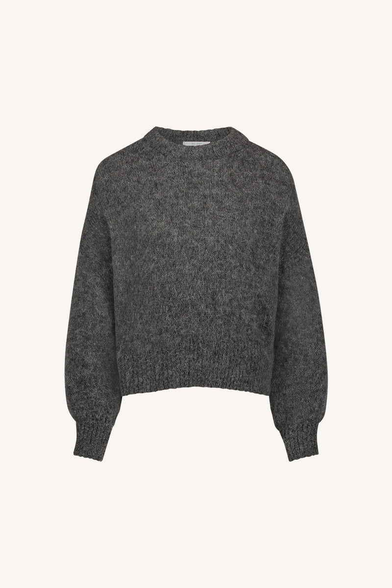 Sonny Natural Pullover - dark grey melee