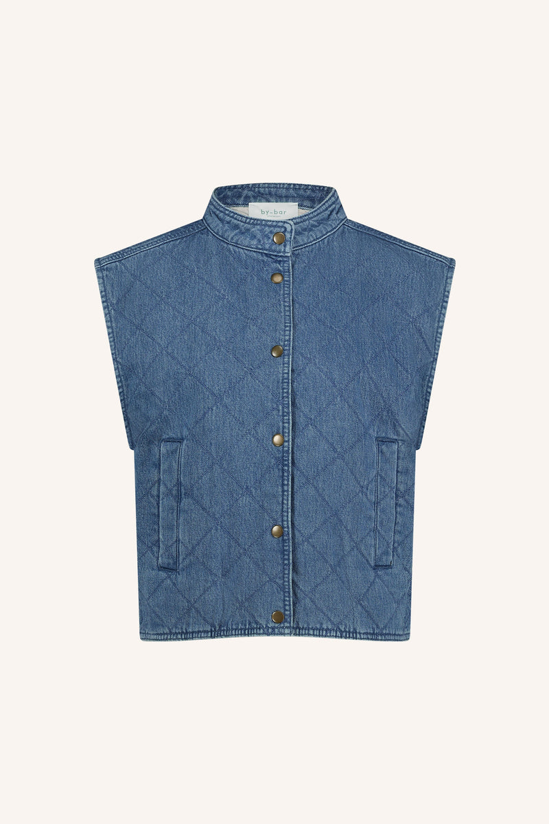 Mave Denim Sleeveless Jacket