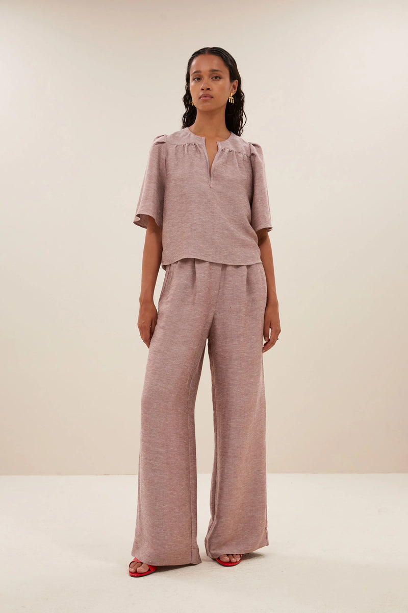 Benji gloss pants Mellow Rose