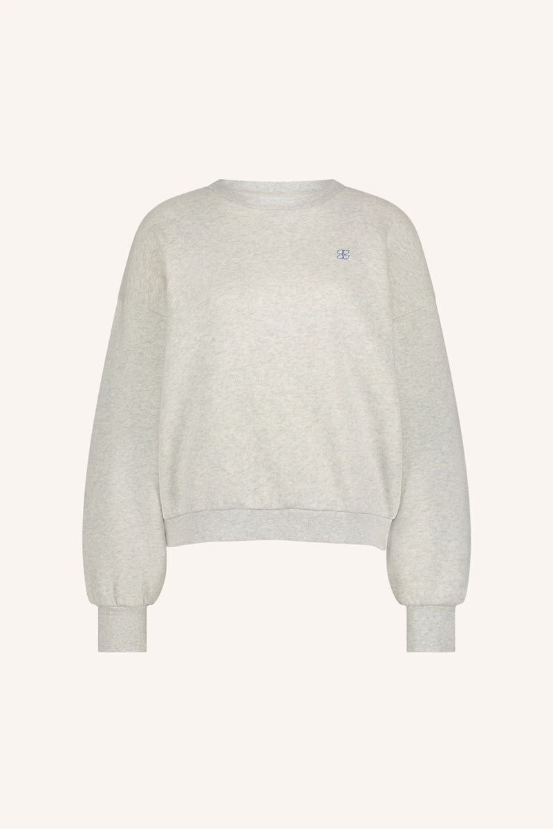 Bibi Love Sweater - Light Grey Melee