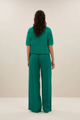 Neva Slub Top - Green Lake