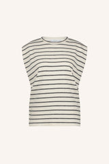 Diede breton stripe top - black breton stripe
