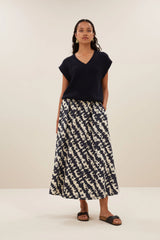 Juta shade skirt - shade print