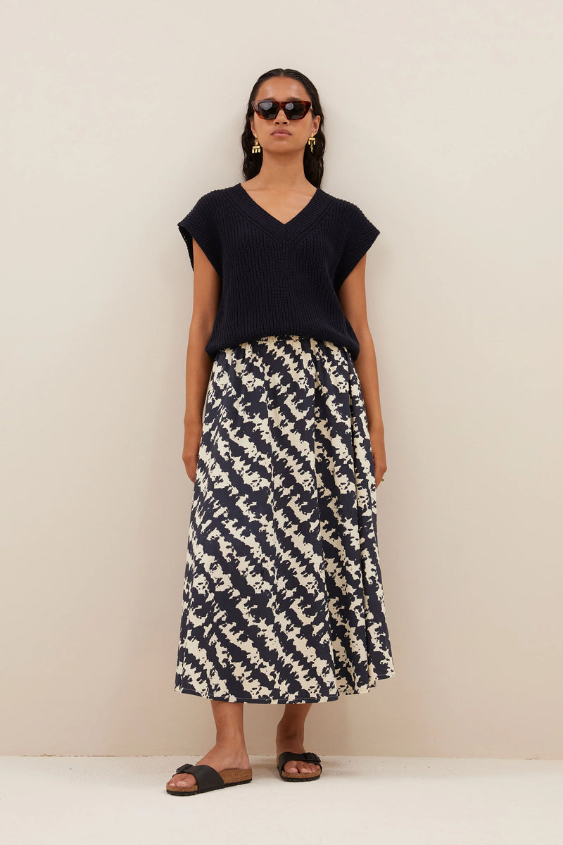 Juta shade skirt - shade print