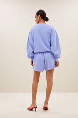 Bibi Natural Sweater - violet blue