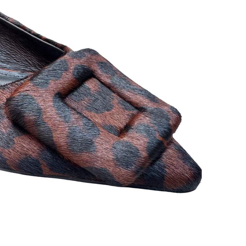 Ballerinas - pony fur - leopard
