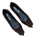 Ballerinas - pony fur - leopard