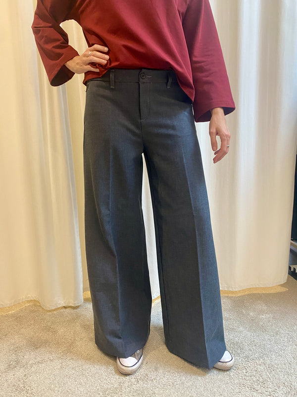 Silvia wide pants grey