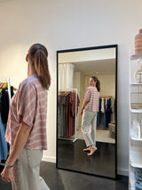 Coralie T-shirt stripe Mauve