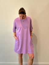 Calista T-shirt dress Lila