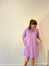 Calista T-shirt dress Lila