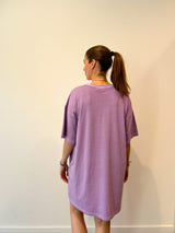 Calista T-shirt dress Lila