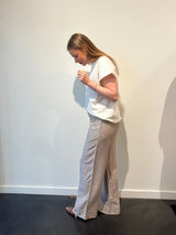 Meggy pants Safari tan stripe