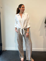 Meggy pants Safari tan stripe
