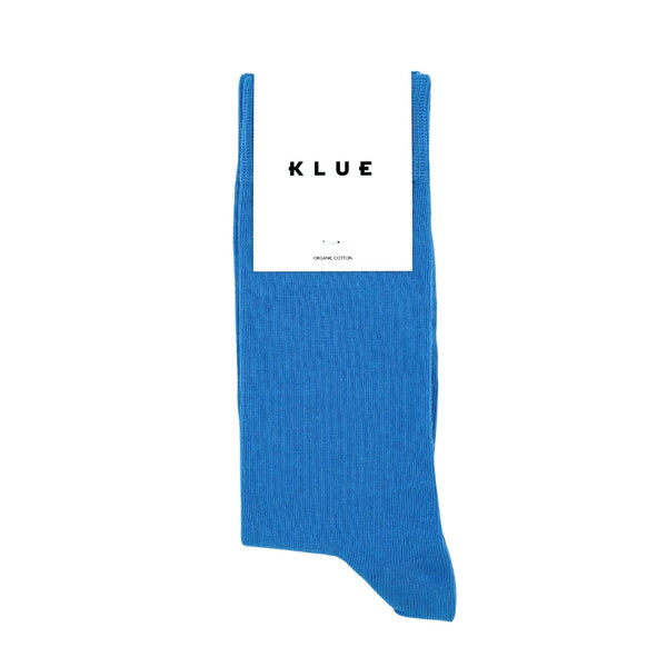 Organic solid socks - Blue