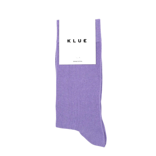 Organic solid socks - Lilac