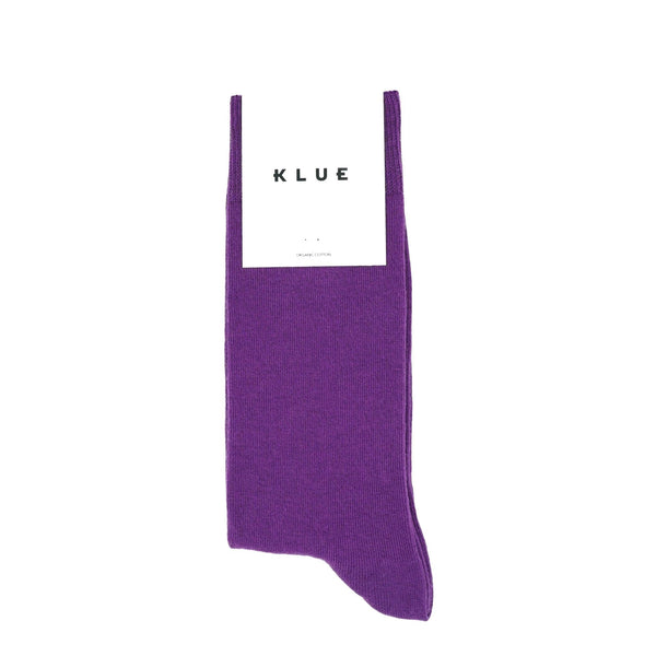 Organic solid socks - Purple