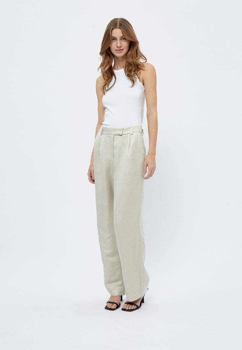 Maluna GOTS Rib top White