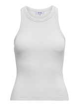 Maluna GOTS Rib top White