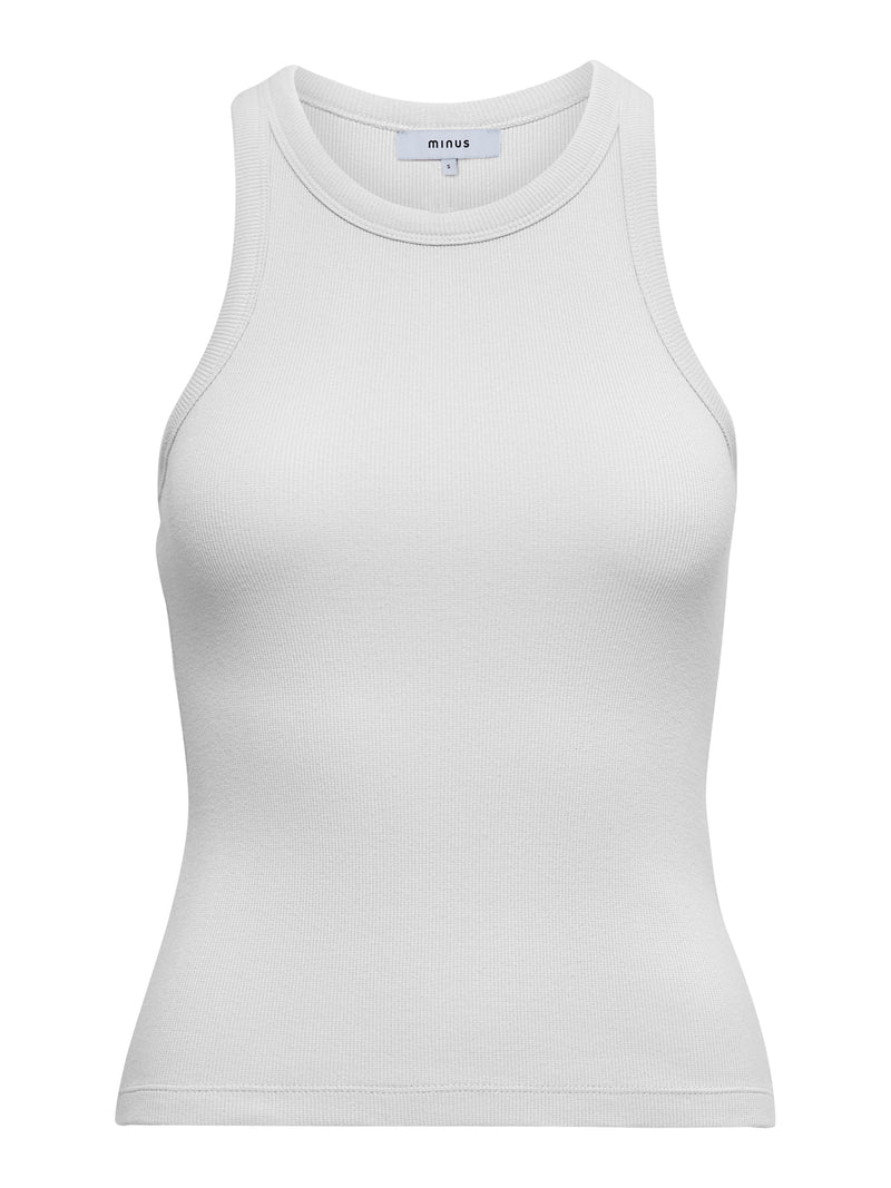 Maluna GOTS Rib top White