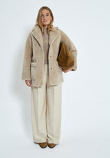 Alda reversible faux fur coat