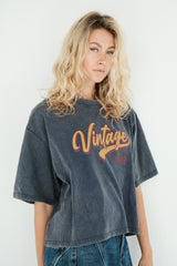 Vintage tee - blue