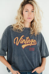 Vintage tee - blue