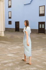 Breeze dress Sky print