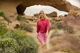Umber blouse Magenta