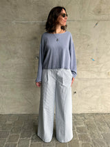 Clio pants Seersucker stripes