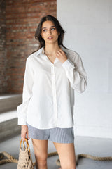 Pixie blouse Cream gauze