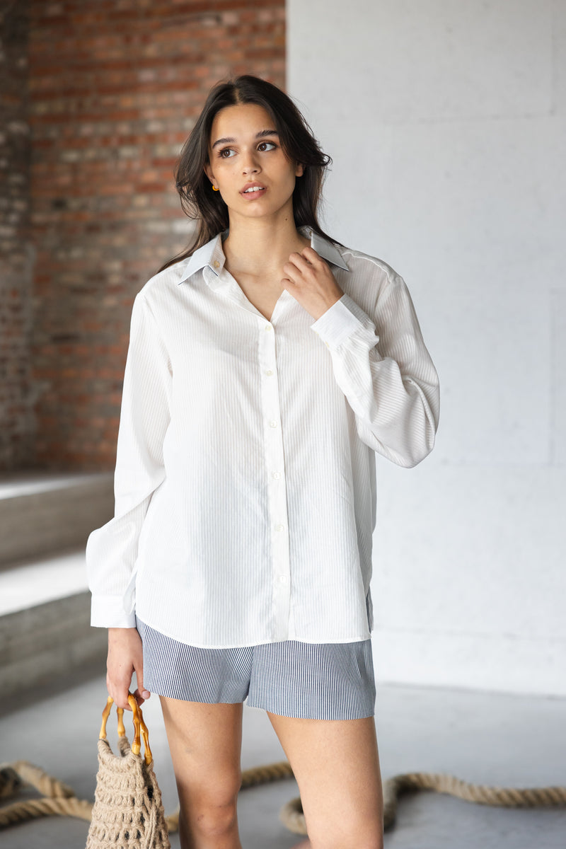 Pixie blouse Cream gauze