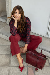 Candy blouse Burgundy blur